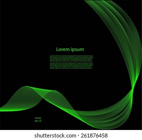 Abstract background with smooth lines