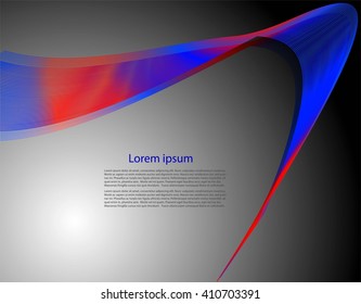 Abstract background with smooth lines