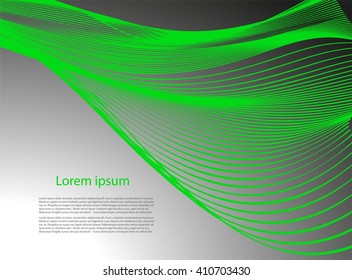 Abstract background with smooth lines