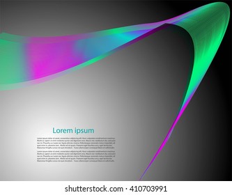 Abstract background with smooth lines