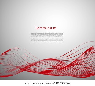 Abstract background with smooth lines