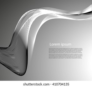 Abstract background with smooth lines