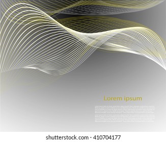 Abstract background with smooth lines