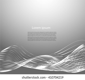 Abstract background with smooth lines