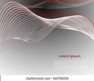 Abstract background with smooth lines