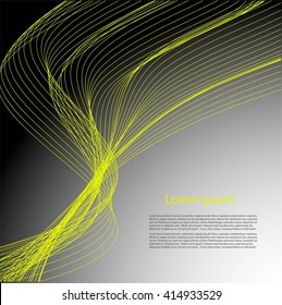 Abstract background with smooth lines