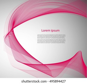 Abstract background with smooth lines
