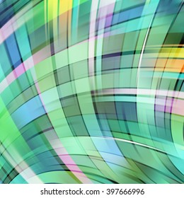 Abstract green? background with smooth lines. Color waves, pattern, art, technology wallpaper, technology background.  Vector illustration