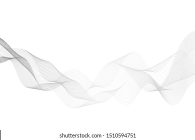 Abstract background with smooth lines. Template for design