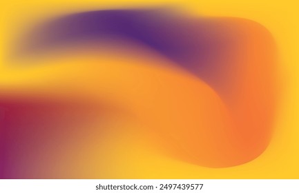 Fondo abstracto con líneas suaves en colores amarillo, naranja y púrpura