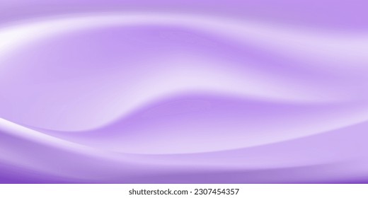 Abstract Background Smooth Purple Gradient Mesh Wave Design. Soft Background Template Vector