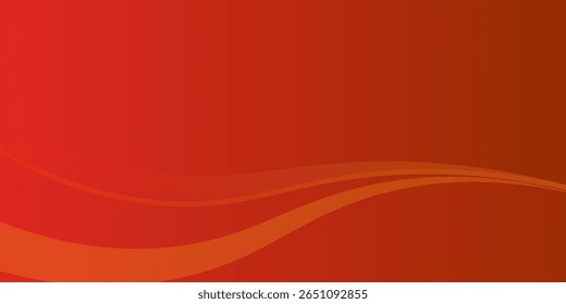 Fondo Abstractas con suaves ondas de gradiente rojo y naranja, diseño moderno y vibrante. EPS 10.