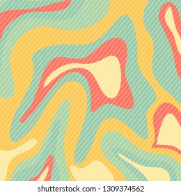 abstract background. smooth shapes on the striped. vector image for text