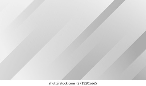 Fondo Abstractas con suave gradiente blanco plateado y suaves Formas diagonales.