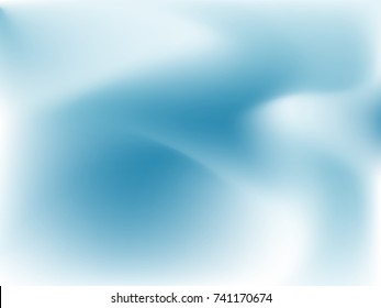 Abstract background with smooth surface blue and white color for snow background or sky background