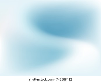Abstract background with smooth surface blue and white color for snow background or sky background