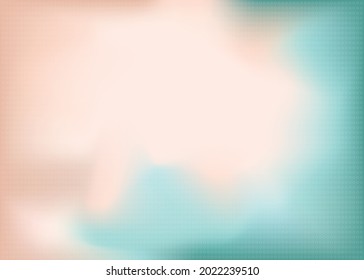 Antecedentes abstractos. Transiciones suaves. Gradiente. Turquesa. Rosa. Beige. 