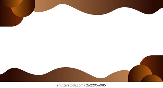 Fundo abstrato com ondas suaves de cor caramelo. eps 10