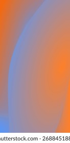 Fondo Abstractas con malla ondulada lisa de colores naranja y azul Gradiente Diseño