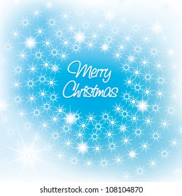 abstract background with snow flakes