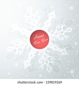 Abstract background with snowflake. 