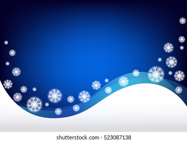Abstract background with snowflake .Bright background with bokeh. Christmas design . Vector Illustration. Eps10.