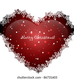 Abstract background with snowflakes