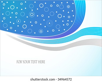 Abstract background with snowflakes. Vector