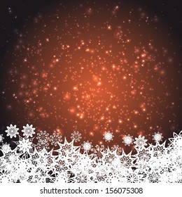 abstract background with snowflakes. Winter vector eps 10