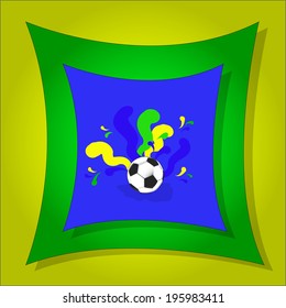 Abstract background soccer