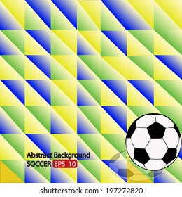 Abstract background soccer