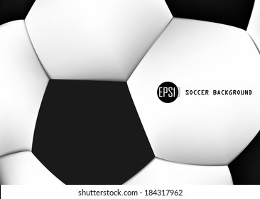 Abstract Background of soccer ball pattern design- vector