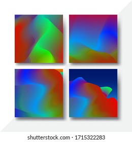 Abstract background for social madia post, banner promotion design