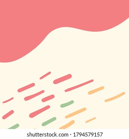 Antecedentes abstractos para plataformas de medios sociales, historias, pancartas con formas abstractas y puntos de color rosado. Diseño visual para sus redes sociales, blog personal, tienda.