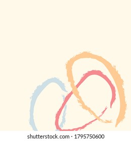 Abstract background for social media platform, stories, banner with Abstract contemporary object in blue, pink and orange colors . Visual design for your social networks, personal blog, shop.