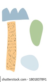 Abstract background for social media platform, stories, banner with abstract shapes . Visual design for your social networks, personal blog, shop. Cool Backgrounds.  Flat abstract design card.