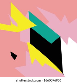Abstract background for social media post