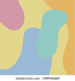 Abstract Background. Social Media Post. Vector Illustration.