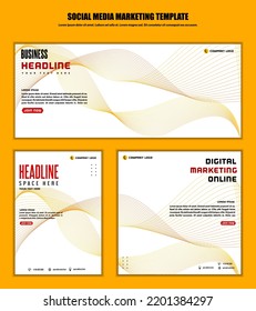 Abstract Background Social media post modern design, for business digital marketing online, banner and poster template