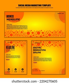 Abstract Background Social media post modern design, for business digital marketing online, banner and poster template.