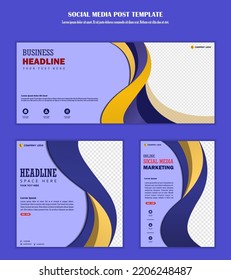 Abstract Background Social media post modern design, for business digital marketing online, banner and poster template.