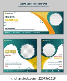 Abstract Background Social media post modern design, for business digital marketing online, banner and poster template