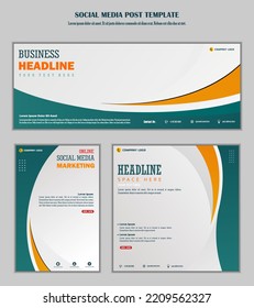 Abstract Background Social media post modern design, for business digital marketing online, banner and poster template