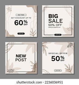 abstract background for social media post template