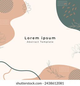 Abstrakter Hintergrund Social Media Post Template Square