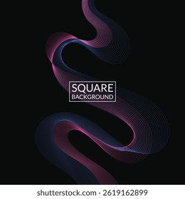 ABSTRACT BACKGROUND FOR SOCIAL MEDIA POST AND BRANDING PRESENTATION WITH WIREFRAME ARTWORK ON DARK BACKGROUND 52