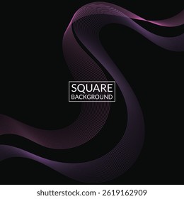 ABSTRACT BACKGROUND FOR SOCIAL MEDIA POST AND BRANDING PRESENTATION WITH WIREFRAME ARTWORK ON DARK BACKGROUND 51