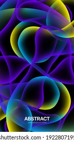 Abstract Background for Social Media Stories with bubble Shapes. Vector illustration