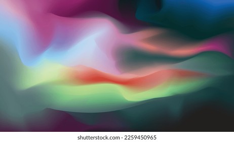 abstract background with soft and beautiful aurora nuances