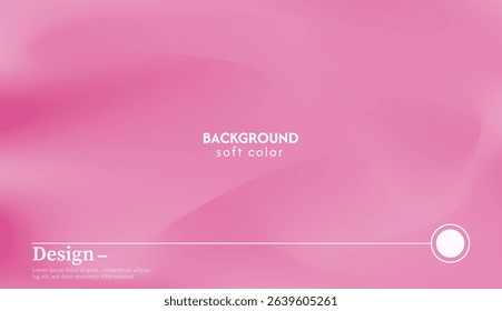 Abstract background with soft and beautiful pink wave texture. Light and dark combination. Minimalist pastel color design
